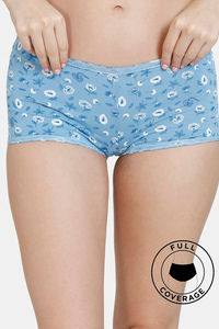 Floral Print Dusk Blue